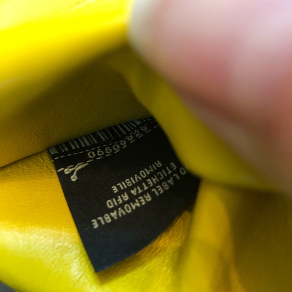 Yellow Designer Chain Shoulder Bag - Picture 7 of 10